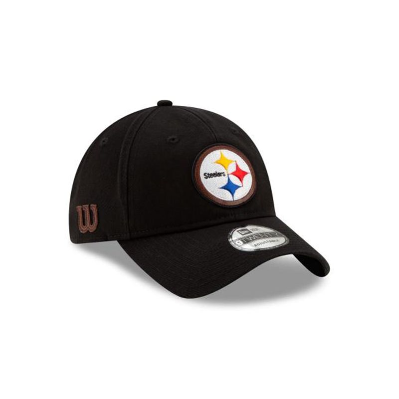 NFL Pittsburgh Steelers Wilson 9Twenty Adjustable (CTQ1967) - Black New Era Caps